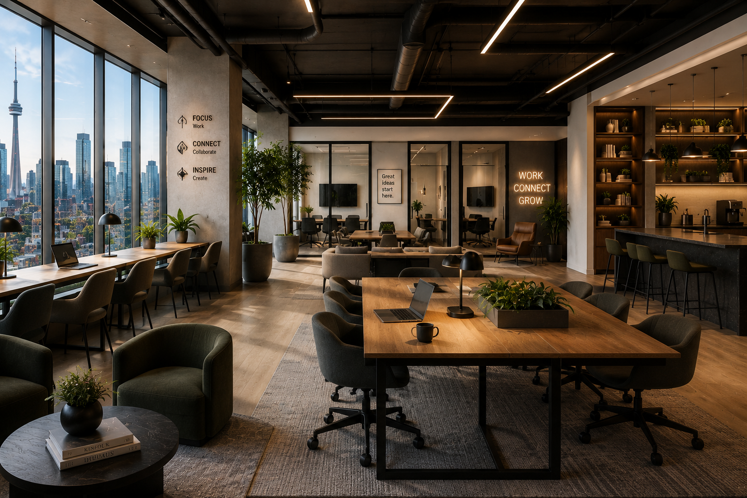 Commercial workspace